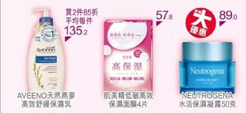 香港萬寧 屈臣氏 百佳優(yōu)惠合集 護(hù)膚品 日用品 必備藥品 嬰兒用品等